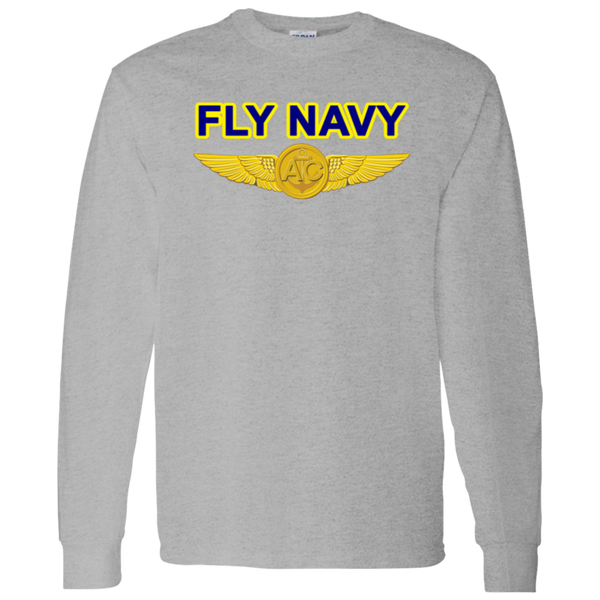 Fly Navy Aircrew LS Cotton T-Shirt