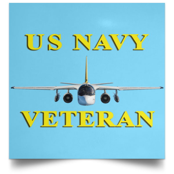 Navy Vet 3 Poster - Square