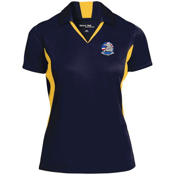 VAQ 142 3 Ladies' Colorblock Performance Polo