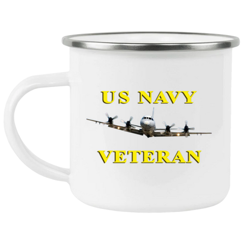 Navy Vet 2 Enamel Camping Mug