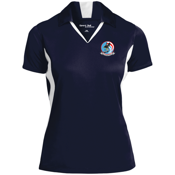 VR 24 2 Ladies' Colorblock Performance Polo