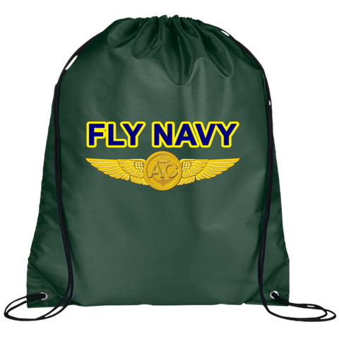 Fly Navy Aircrew Drawstring Cinch Backpack