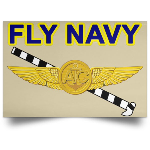 Fly Navy Tailhook 2 Poster - Landscape