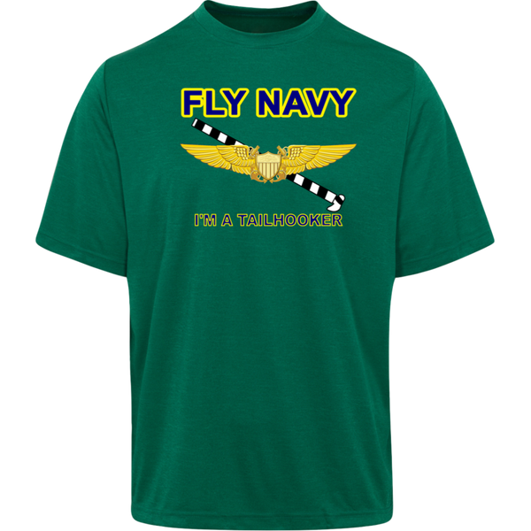 Fly Navy Tailhooker 3 Team 365 Heather T-Shirt