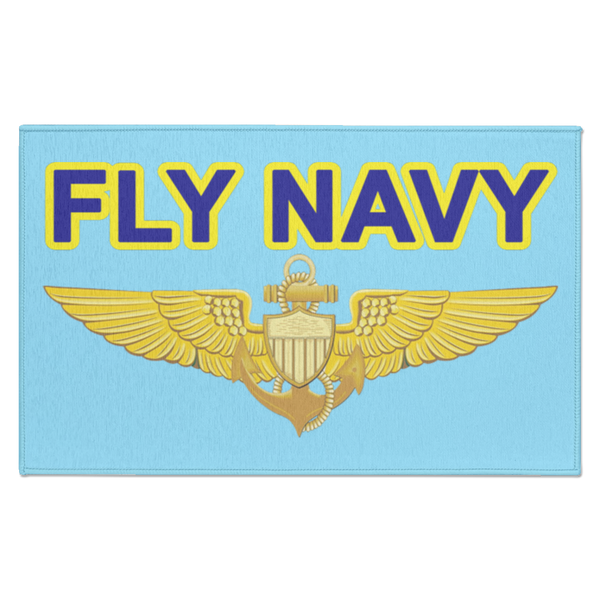 Fly Navy Aviator Indoor Doormat