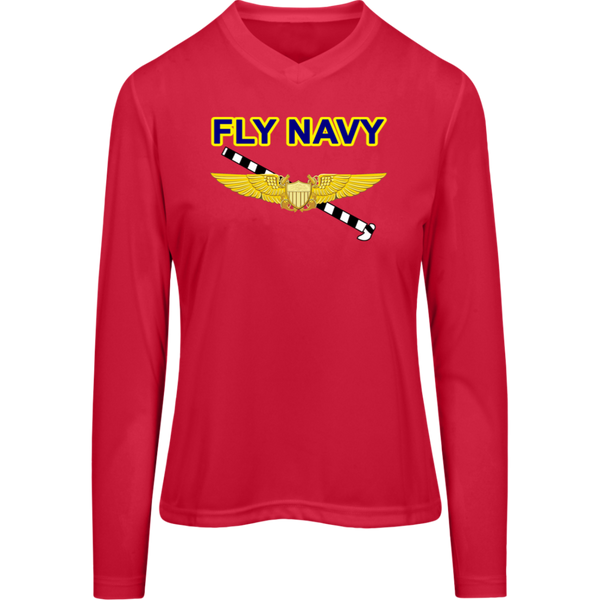 Fly Navy Tailhook 3 Team 365 Ladies' Zone LS Tee