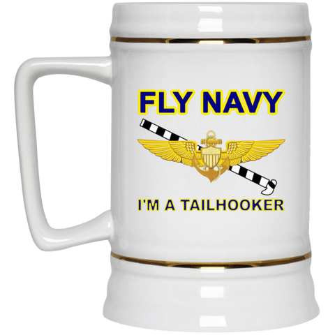 Fly Navy Tailhooker 1 Beer Stein - 22oz