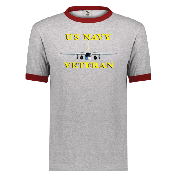 Navy Vet 3 Unisex Ringer Tee