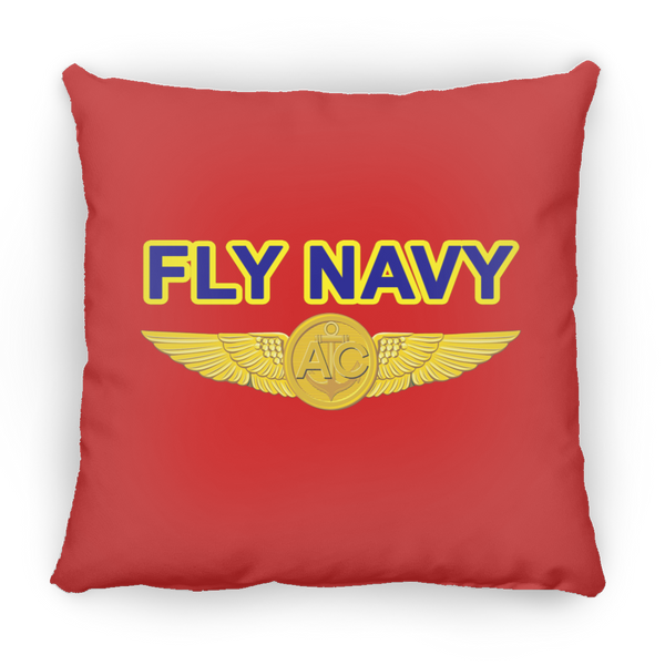 Fly Navy Aircrew Pillow - Small Square