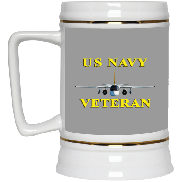 Navy Vet 3 Beer Stein - 22oz