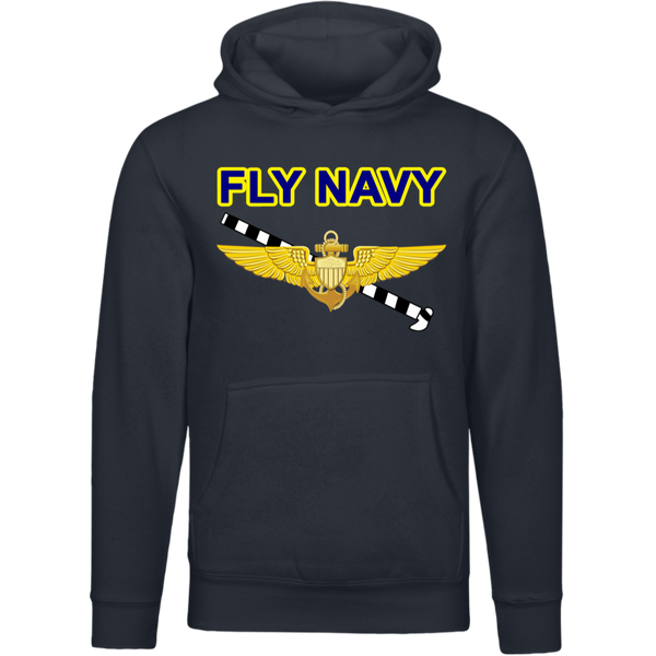 Fly Navy Tailhook 1 Lane Seven Unisex Premium Hoodie