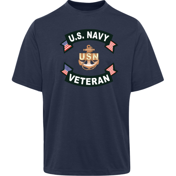 Navy Vet 1 Team 365 Heather T-Shirt