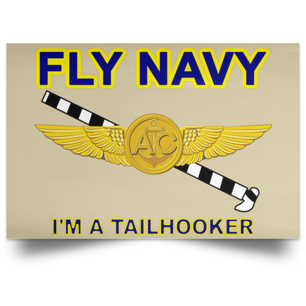 Fly Navy Tailhooker 2 Poster - Landscape