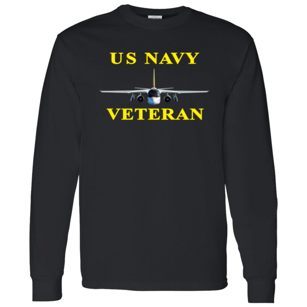 Navy Vet 3 LS Cotton T-Shirt