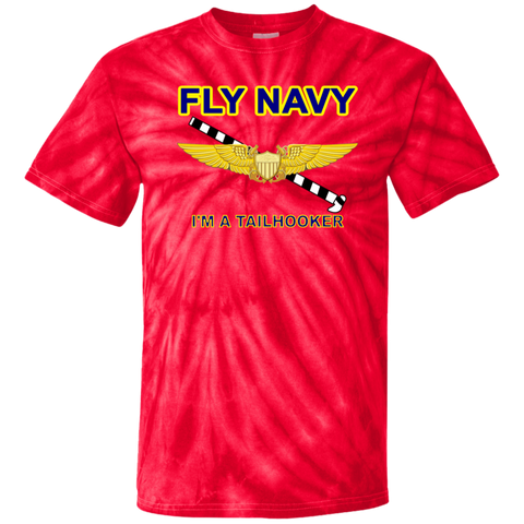 Fly Navy Tailhooker 3 Cotton Tie Dye T-Shirt