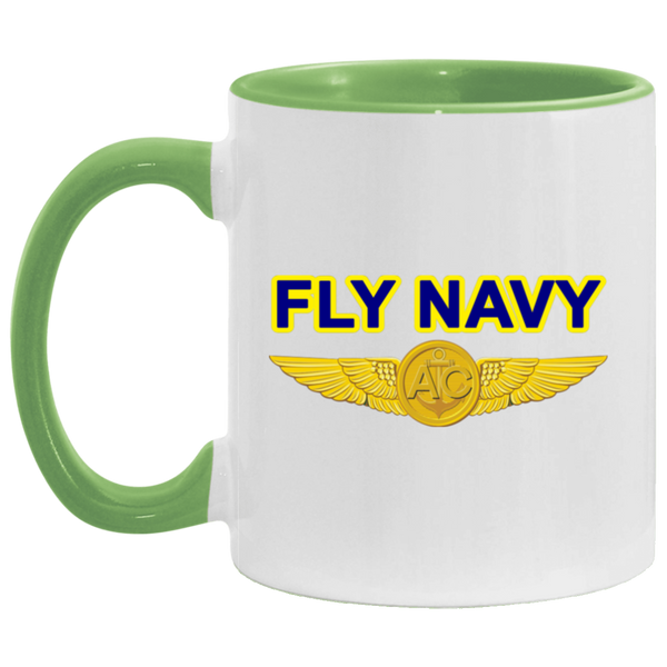 Fly Navy Aircrew Accent Mug - 11oz