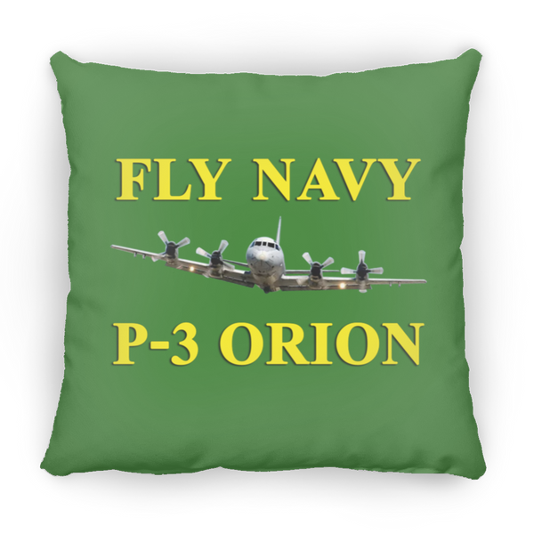 Fly Navy P-3 3 Pillow - Medium Square