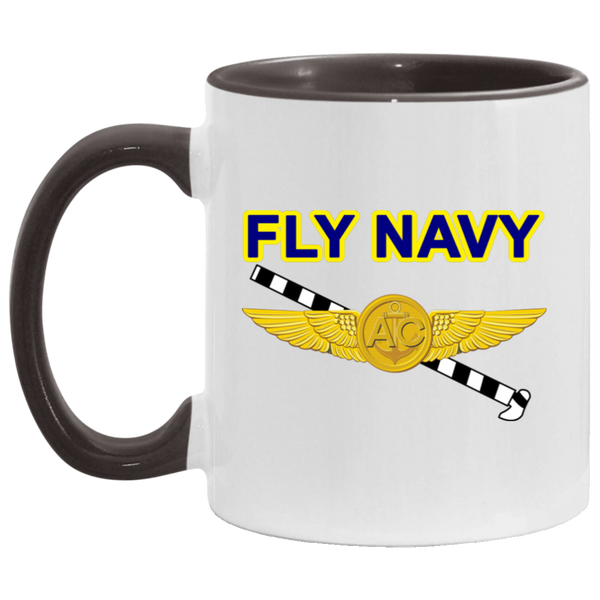 Fly Navy Tailhook 2 Accent Mug - 11oz