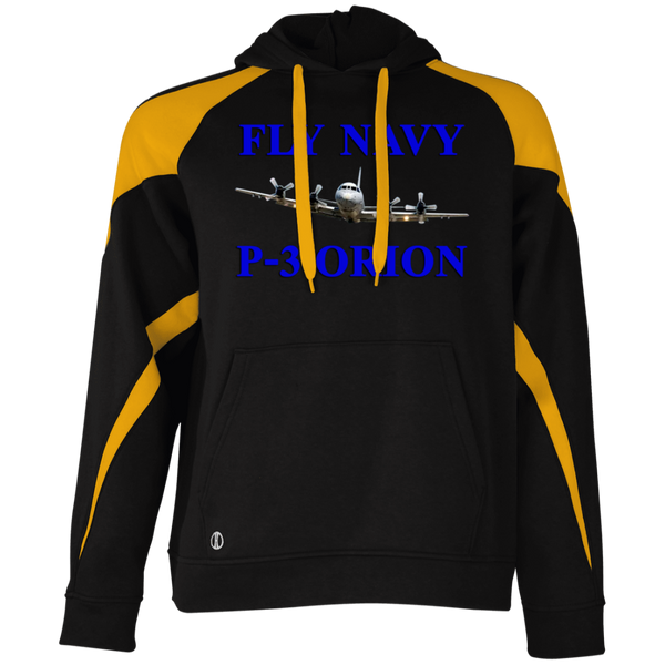 Fly Navy P-3 1 Athletic Colorblock Fleece Hoodie