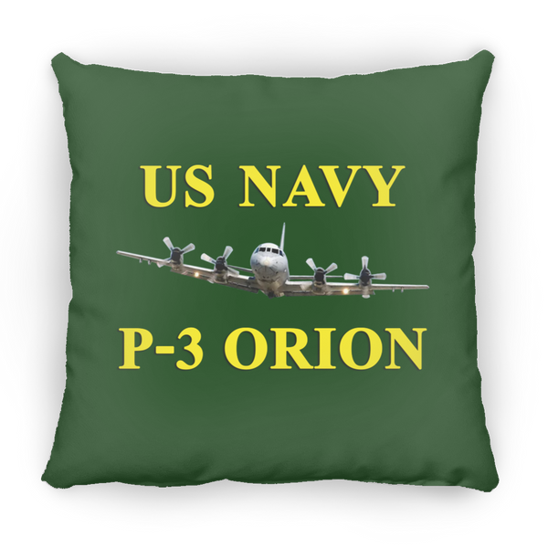 US Navy P-3 3 Pillow - Small Square