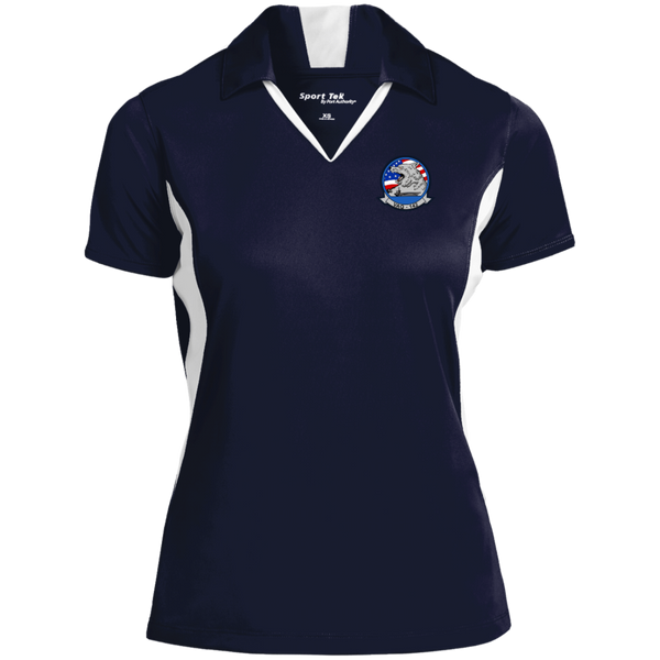 VAQ 142 3 Ladies' Colorblock Performance Polo