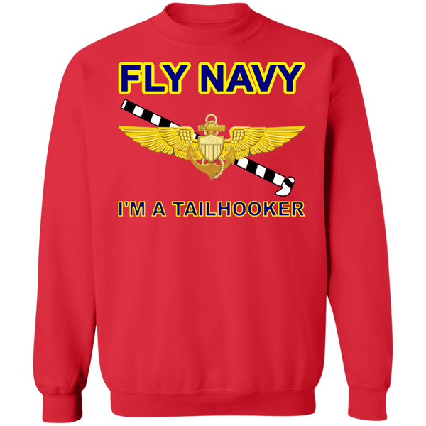 Fly Navy Tailhooker 1 Crewneck Pullover Sweatshirt