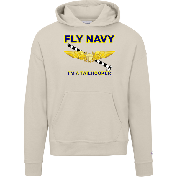 Fly Navy Tailhooker 3 Champion Ladies' Powerblend Hoodie