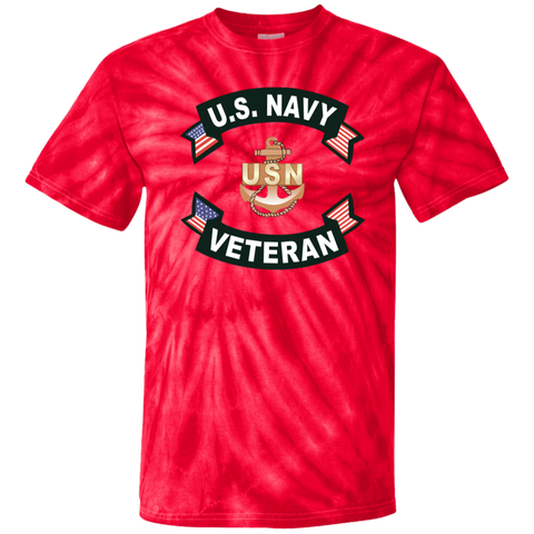 Navy Vet 1 Cotton Tie Dye T-Shirt