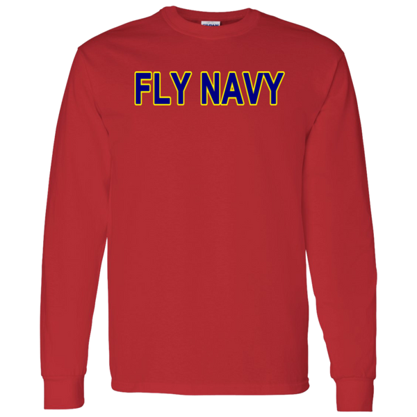 Fly Navy 2 LS Cotton T-Shirt