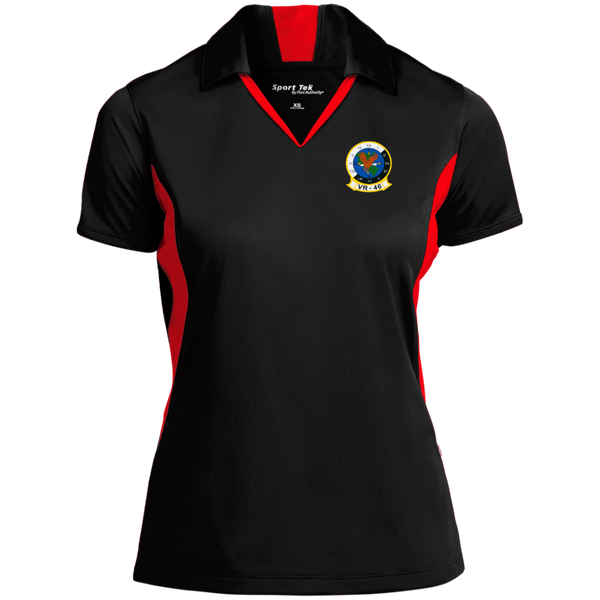 VR 46 Ladies' Colorblock Performance Polo