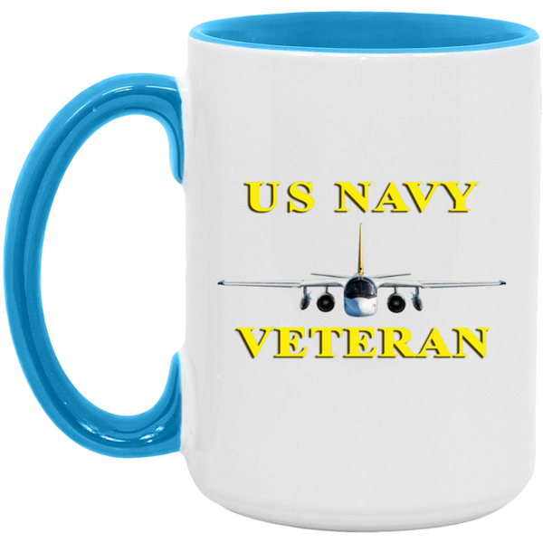 Navy Vet 3 Accent Mug - 15oz