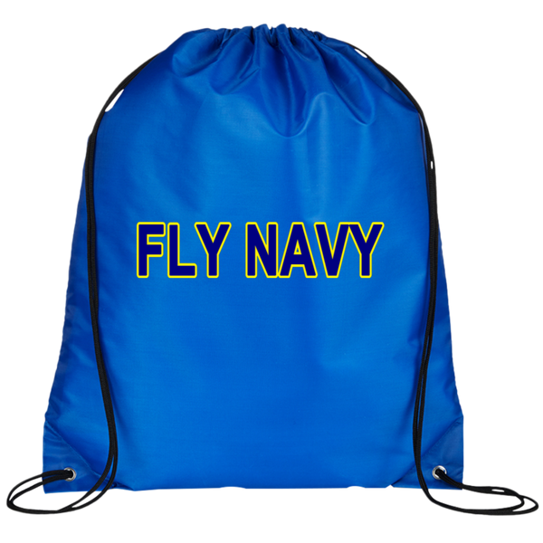 Fly Navy 2 Drawstring Cinch Backpack