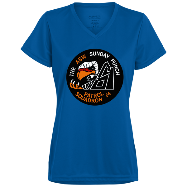 VP 64 1 Ladies’ Moisture-Wicking V-Neck Tee