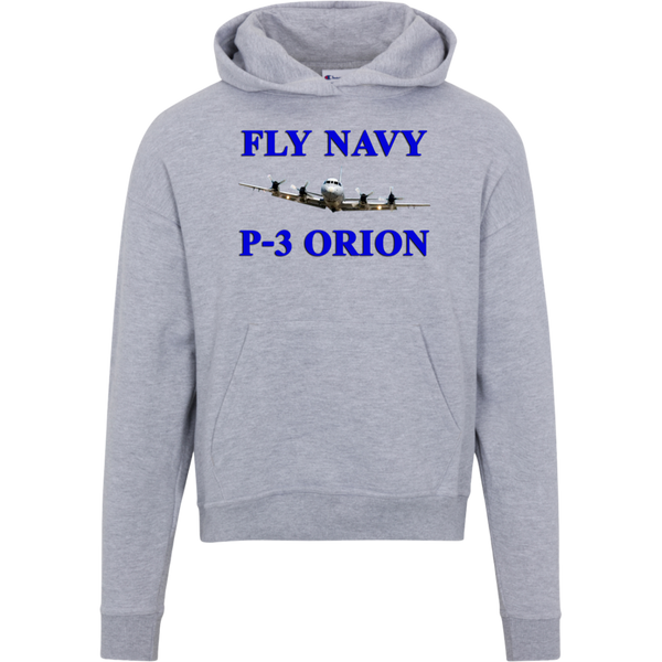 Fly Navy P-3 1 Champion Ladies' Powerblend Hoodie