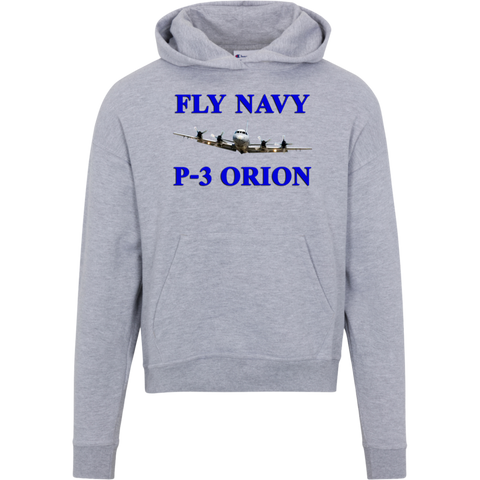 Fly Navy P-3 1 Champion Ladies' Powerblend Hoodie