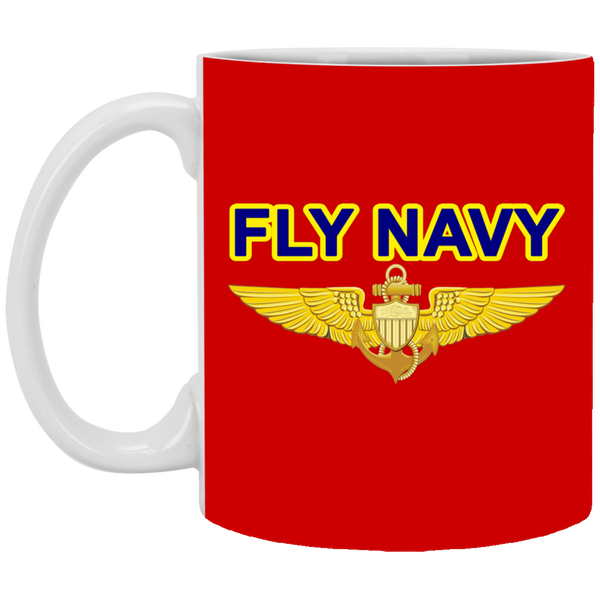 Fly Navy Aviator Mug - 11oz