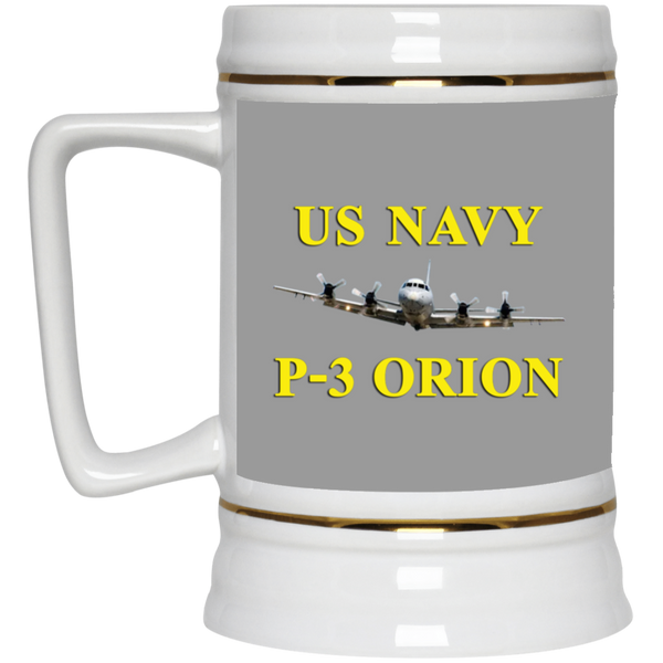 US Navy P-3 3 Beer Stein - 22oz