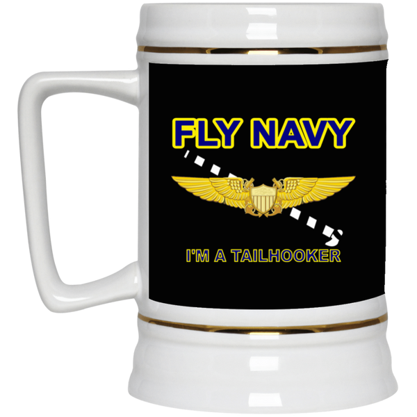 Fly Navy Tailhooker 3 Beer Stein - 22oz