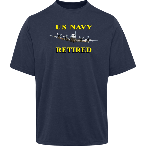 Navy Retired 1 Team 365 Heather T-Shirt