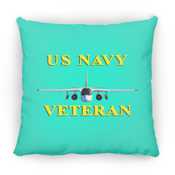 Navy Vet 3 Pillow - Small Square