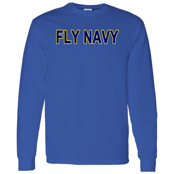 Fly Navy 2 LS Cotton T-Shirt