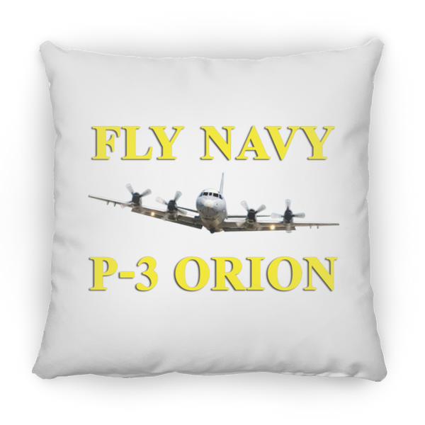 Fly Navy P-3 3 Pillow - Medium Square