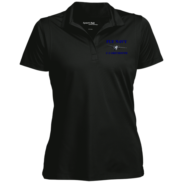 Fly Navy C-2 1 Ladies' Micropique Sport-Wick® Polo