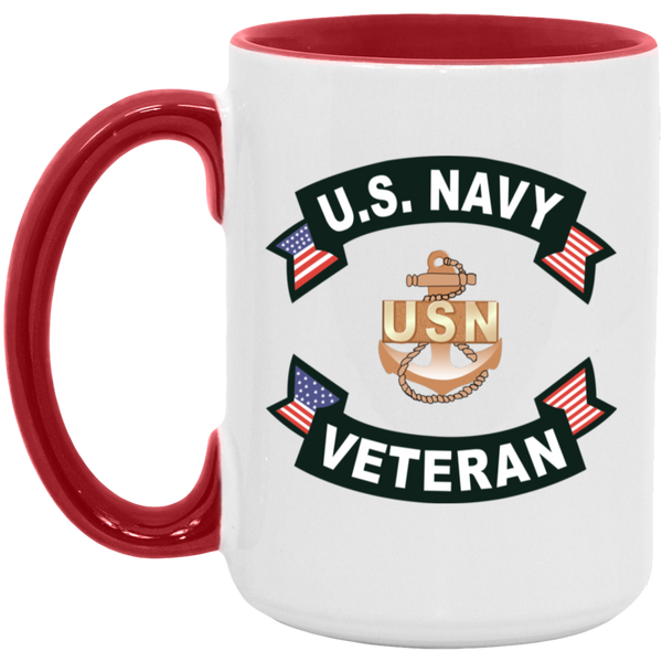 Navy Vet 1 Accent Mug - 15oz