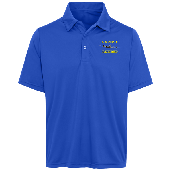 Navy Retired 1 Team 365 Zone Polo