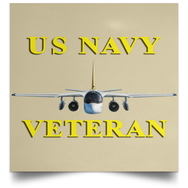 Navy Vet 3 Poster - Square