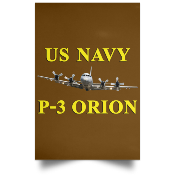 US Navy P-3 3 Poster - Portrait