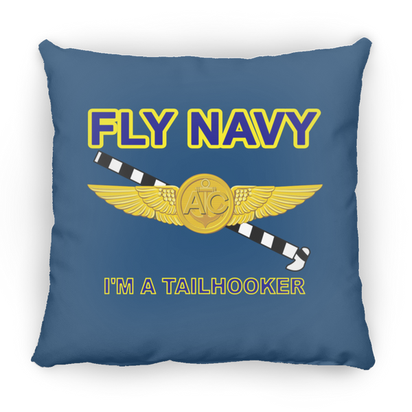 Fly Navy Tailhooker 2 Pillow - Small Square