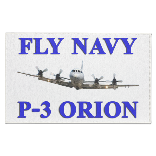 Fly Navy P-3 1 Indoor Doormat