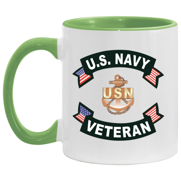 Navy Vet 1 Accent Mug - 11oz